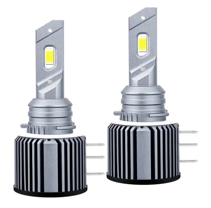 Set 2 becuri LED H15 Canbus 120W 12000LM fara eroare lumina alb rece